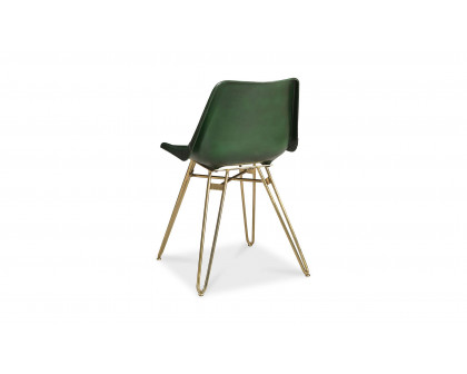 Moe's Omni Contemporary Dining Chair Set of 2 - Green