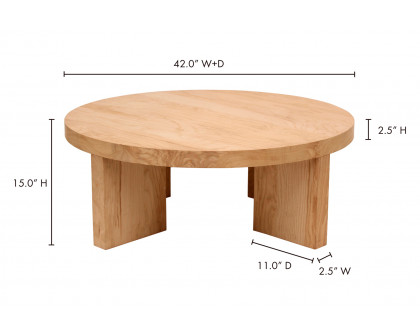 Moe's™ Oregon Round Coffee Table - Beige