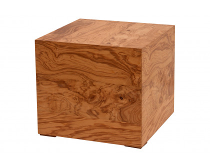 Moe's Nash Side Table - Honey Brown Burl