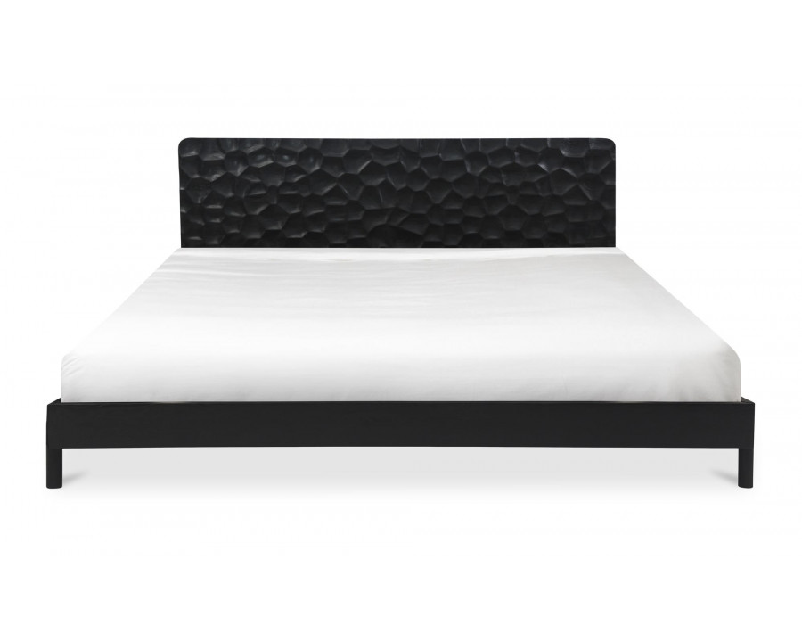 Moe's Misaki Contemporary Queen Size Bed - Black