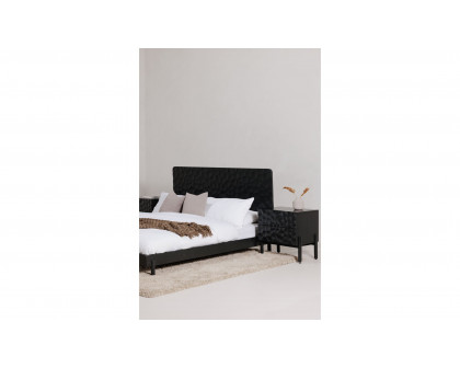 Moe's Misaki Contemporary Queen Size Bed - Black