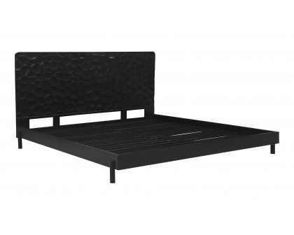 Moe's Misaki Contemporary Queen Size Bed - Black