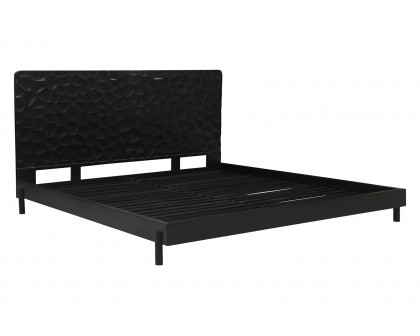 Moe's Misaki Contemporary King Size Bed - Black