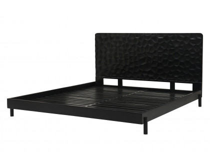 Moe's Misaki Contemporary King Size Bed - Black