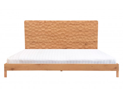 Moe's Misaki Contemporary King Size Bed - Natural