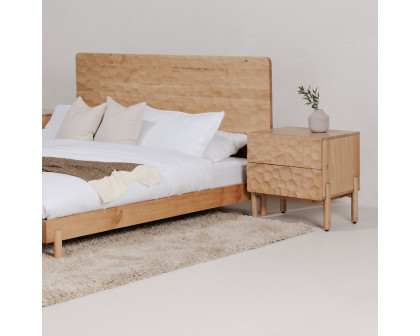 Moe's Misaki Contemporary King Size Bed - Natural