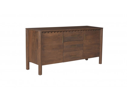 Moe's Wiley Contemporary 3-Drawer Sideboard - Vintage Brown