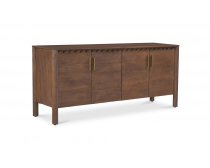 Moe's Wiley Contemporary 4-Door Sideboard - Vintage Brown