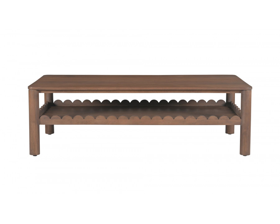 Moe's - Wiley Contemporary Coffee Table in Vintage Brown