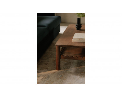 Moe's - Wiley Contemporary Coffee Table in Vintage Brown