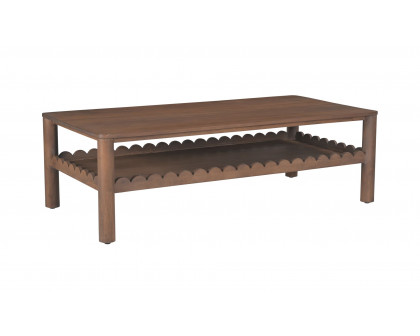 Moe's - Wiley Contemporary Coffee Table in Vintage Brown