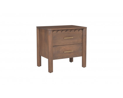 Moe's - Wiley Contemporary Nightstand in Vintage Brown