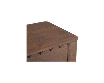 Moe's - Wiley Contemporary Nightstand in Vintage Brown