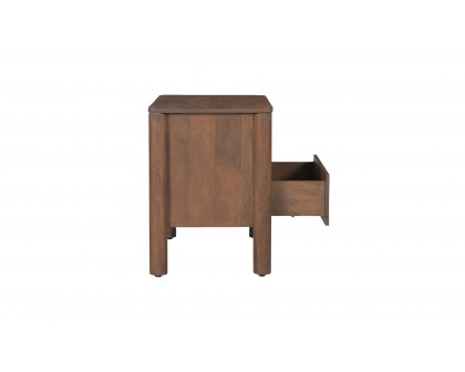 Moe's - Wiley Contemporary Nightstand in Vintage Brown