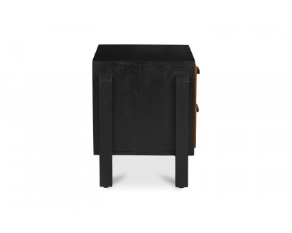 Moe's - Hayden Mid-Century Modern Nightstand in Deep Brown