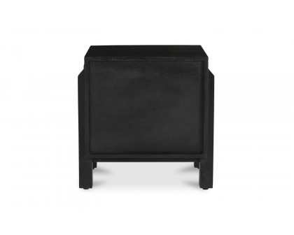 Moe's - Hayden Mid-Century Modern Nightstand in Deep Brown