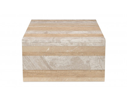 Moe's Rosa Modern Coffee Table - Mixed Marble