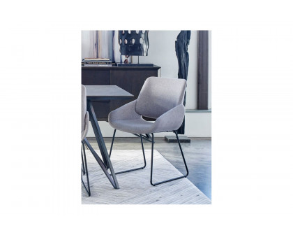 Moe's - Lisboa Contemporary Dining Chair in Light Gray