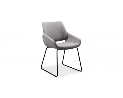 Moe's - Lisboa Contemporary Dining Chair in Light Gray