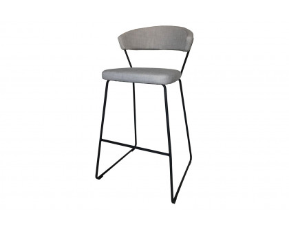 Moe's Adria Bar Stool - Gray