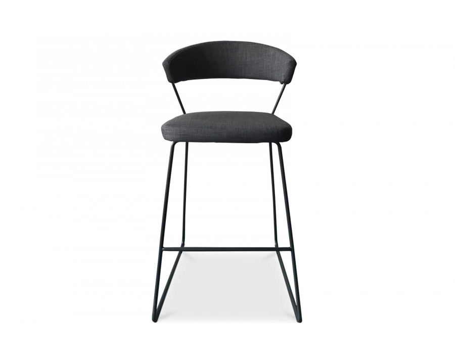 Moe's Adria Bar Stool - Dark Gray