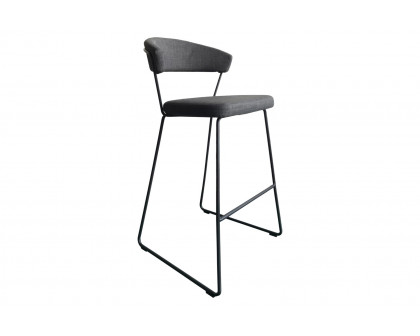 Moe's Adria Bar Stool - Dark Gray