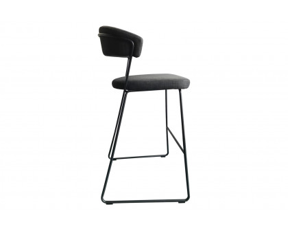 Moe's Adria Bar Stool - Dark Gray