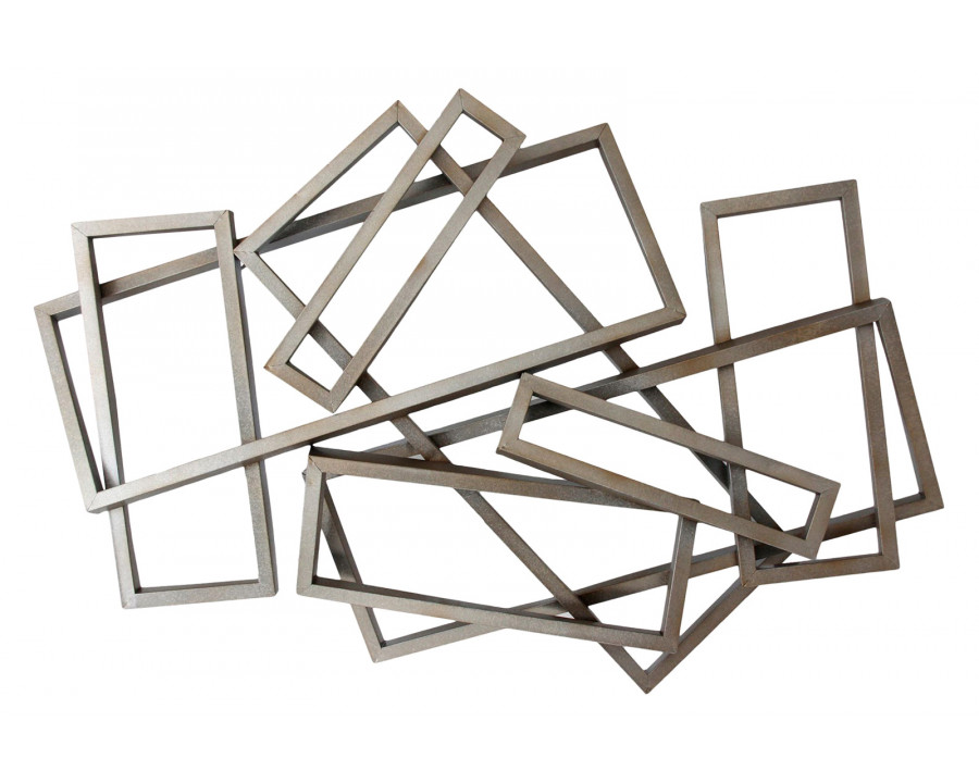 Moe's - Metal Rectangles Wall Decor