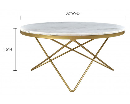 Moe's Haley Coffee Table - White