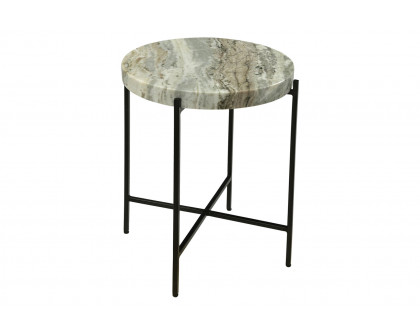 Moe's - Cirque Accent Table in Gray