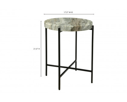 Moe's - Cirque Accent Table in Gray