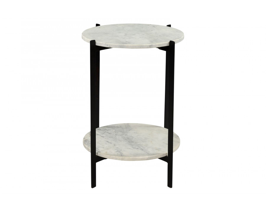 Moe's - Melanie Accent Table in White