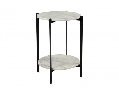 Moe's - Melanie Accent Table in White