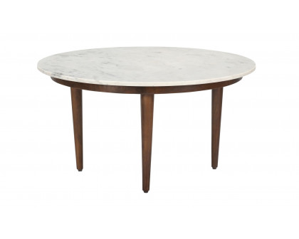 Moe's Lark Contemporary Coffee Table - White Banswara