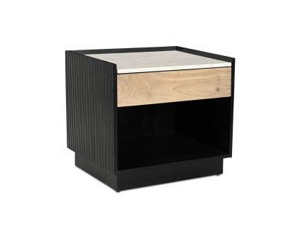 Moe's - Carter Modern 1 Drawer Nightstand in Black