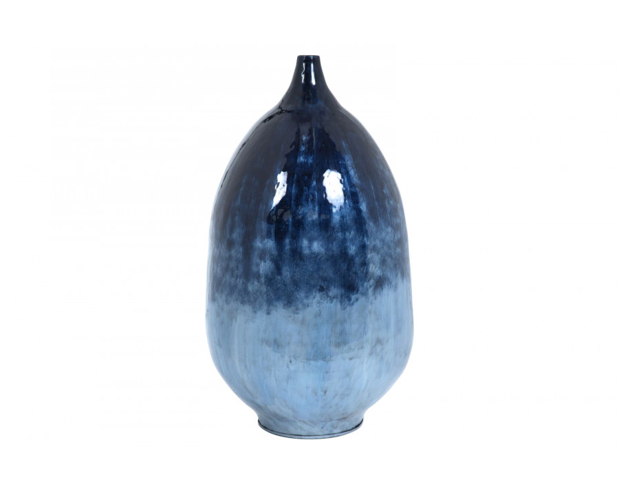 Moe's - Andros Vase in Blue