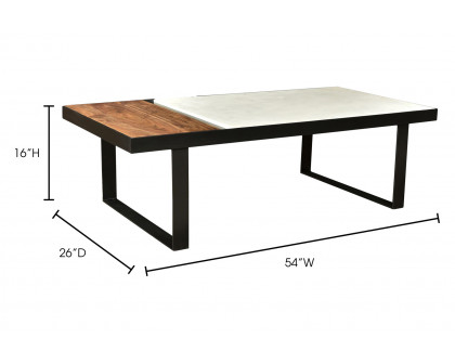 Moe's - Blox Coffee Table in White