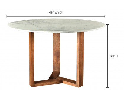 Moe's Jinxx Dining Table - White