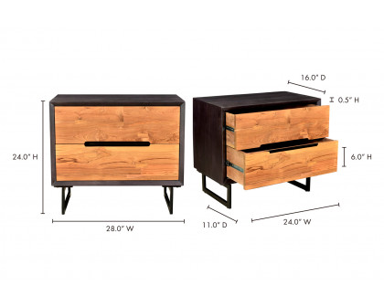 Moe's Vienna Nightstand - Brown