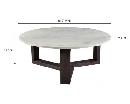 Moe's Jinxx Coffee Table - Charcoal Gray