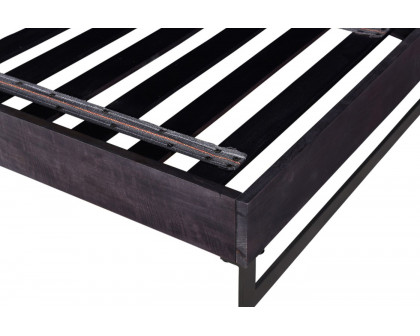 Moe's Paloma Bed - Charcoal Gray, Queen