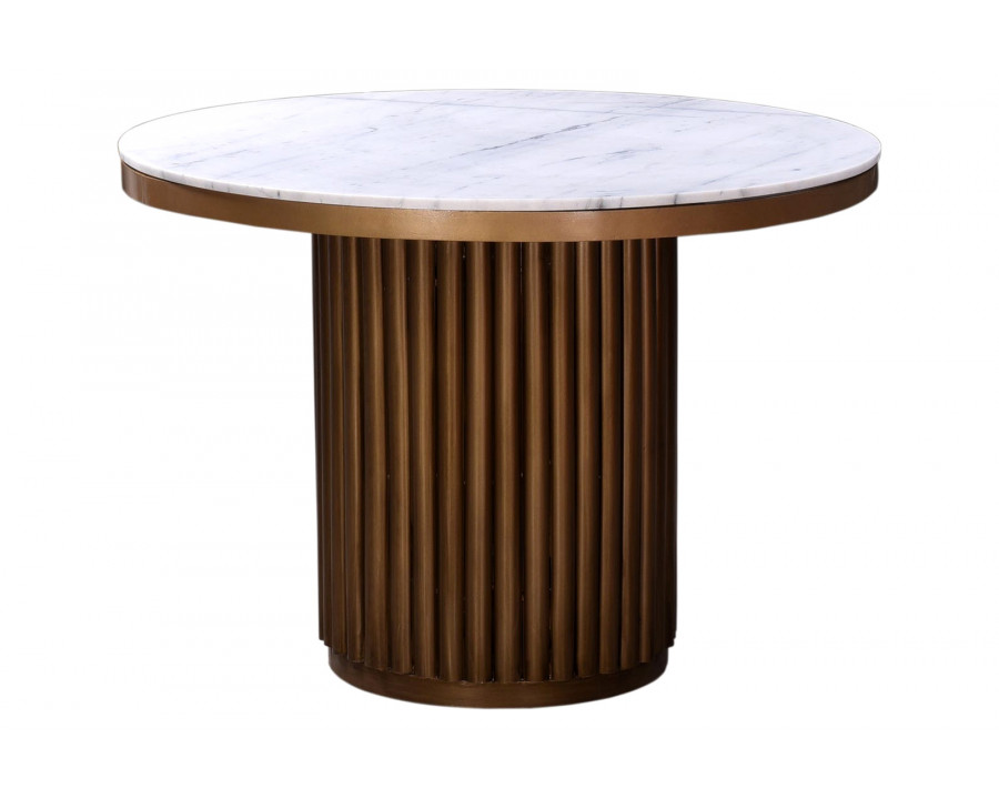 Moe's Tower Dining Table - White Marble