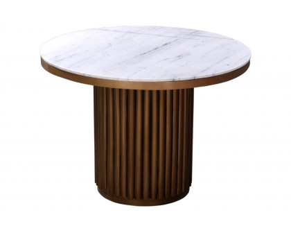 Moe's Tower Dining Table - White Marble