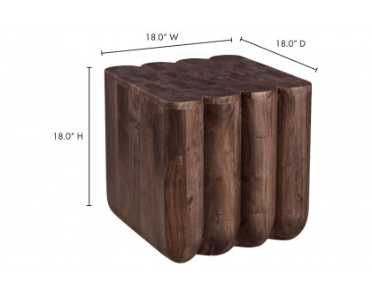 Moe's Punyo Punyo Accent Table - Espresso Brown