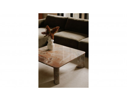 Moe's Segment Coffee Table - Orange Lavante