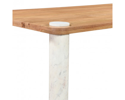 Moe's Century Dining Table - Natural/White