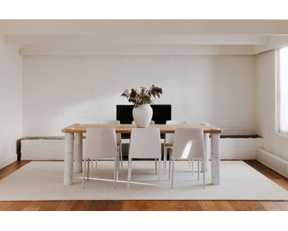 Moe's Century Dining Table - Natural/White