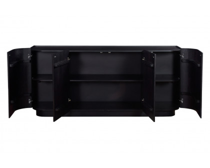 Moe's Povera 4 Door Sideboard - Black