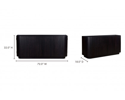 Moe's Povera 4 Door Sideboard - Black