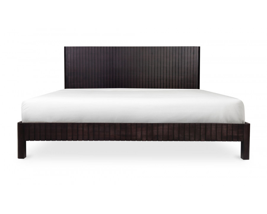 Moe's Povera Contemporary Queen Size Bed - Black